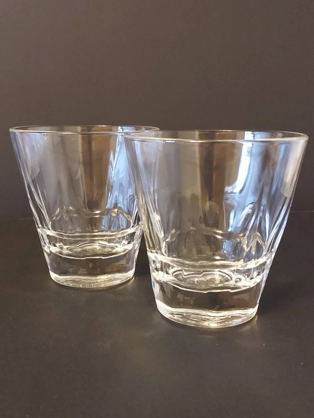 Buchanan's Scotland Collectible Heavy Base Whiskey Glasses Set of 2